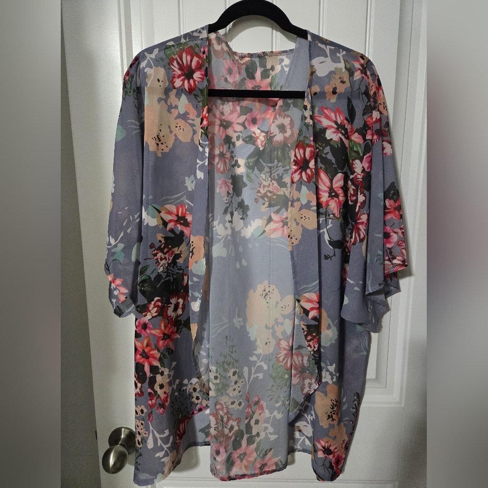 Women's Chiffon Kimono Size 2X
